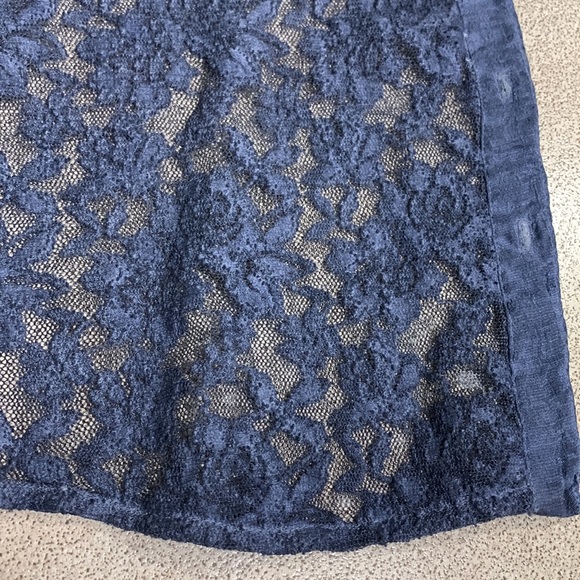 William Rast Lace slim-fitting Long sleeve Blue button down woman’s shirt Sz XS - Picture 11 of 12